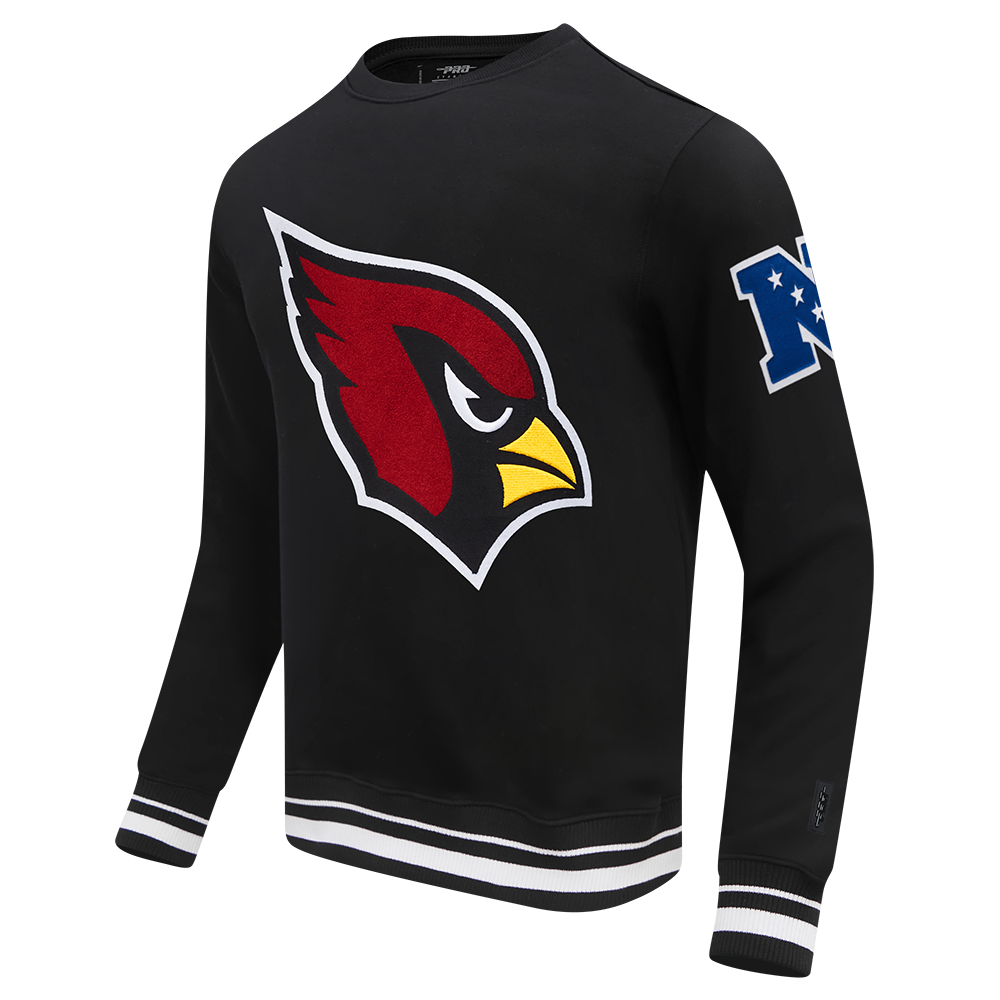 NFL ARIZONA CARDINALS CHANDAIL À COL ROND MASHUP CÔTELÉ POUR HOMME (NOIR)