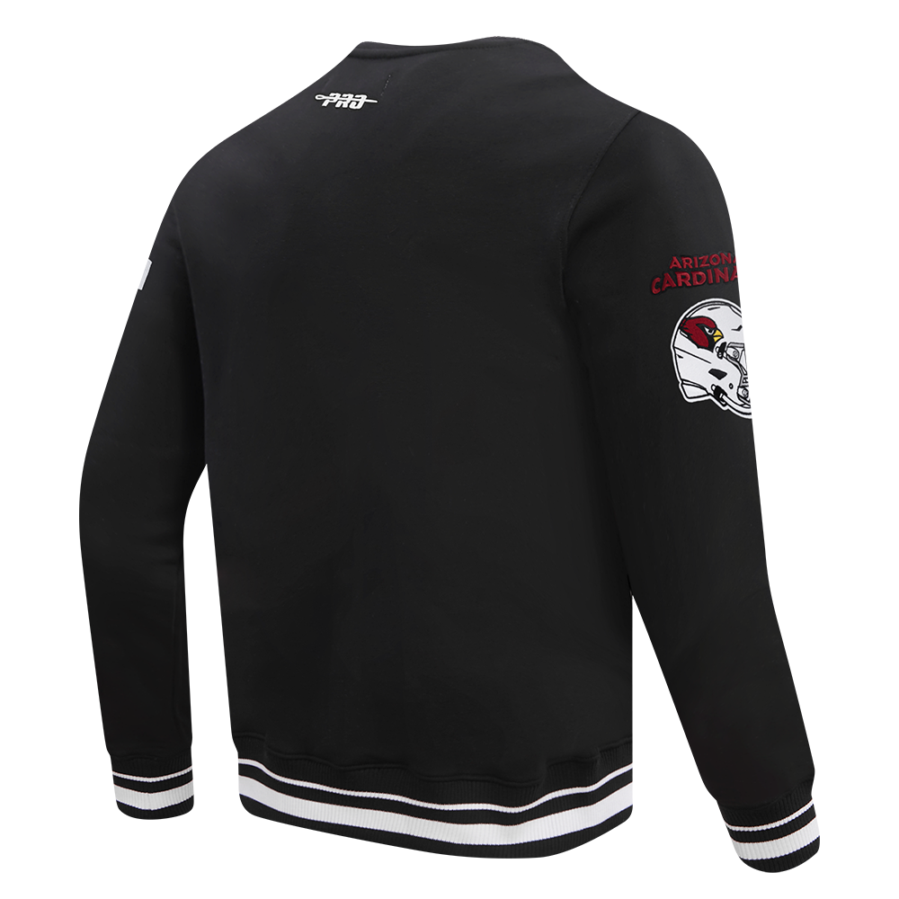 NFL ARIZONA CARDINALS CHANDAIL À COL ROND MASHUP CÔTELÉ POUR HOMME (NOIR)