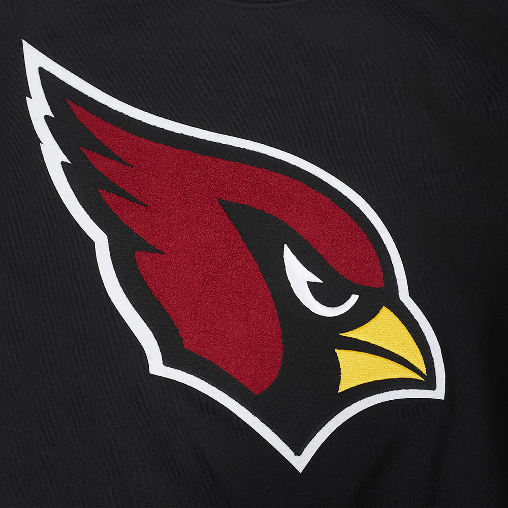 NFL ARIZONA CARDINALS CHANDAIL À COL ROND MASHUP CÔTELÉ POUR HOMME (NOIR)