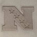 NFL ARIZONA CARDINALS NEUTRAL CHANDAIL À COL ROND EN MOLLETON À ÉPAULES TOMBANTES POUR HOMME (TAUPE)