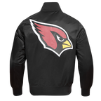NFL ARIZONA CARDINALS CLASSIC SATIN MEN'S SATIN JACKET (BLACK)