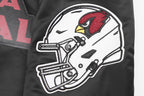 NFL ARIZONA CARDINALS CLASSIC SATIN MEN'S SATIN JACKET (BLACK)