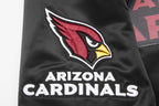 NFL ARIZONA CARDINALS CLASSIC SATIN MEN'S SATIN JACKET (BLACK)