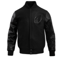NFL ARIZONA CARDINALS TRIPLE BLACK BLOUSON COLLÉGIAL EN LAINE POUR HOMME (TRIPLE NOIR HOMME)
