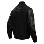 NFL ARIZONA CARDINALS TRIPLE BLACK BLOUSON COLLÉGIAL EN LAINE POUR HOMME (TRIPLE NOIR HOMME)