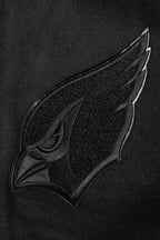 NFL ARIZONA CARDINALS TRIPLE BLACK BLOUSON COLLÉGIAL EN LAINE POUR HOMME (TRIPLE NOIR HOMME)