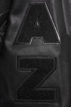 NFL ARIZONA CARDINALS TRIPLE BLACK BLOUSON COLLÉGIAL EN LAINE POUR HOMME (TRIPLE NOIR HOMME)