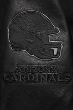 NFL ARIZONA CARDINALS TRIPLE BLACK BLOUSON COLLÉGIAL EN LAINE POUR HOMME (TRIPLE NOIR HOMME)