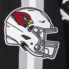 NFL ARIZONA CARDINALS PRO GAME DAY MEN'S DBL KNIT JACKET (BLACK/SILVER/WHITE)