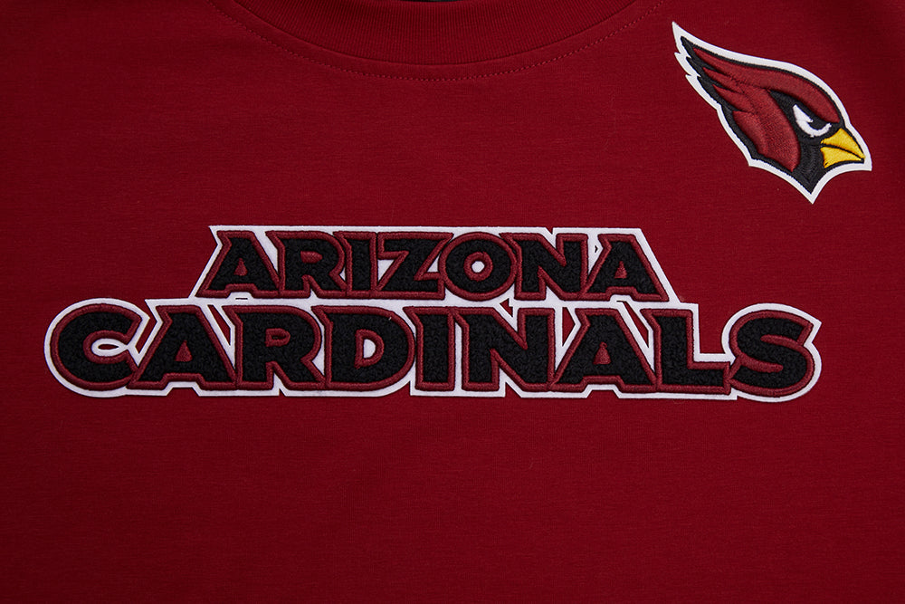 NFL ARIZONA CARDINALS CLASSIC T-SHIRT AJUSTÉ EN JERSEY SIMPLE À MANCHES COURTES POUR FEMME (ROUGE CARDINAL)