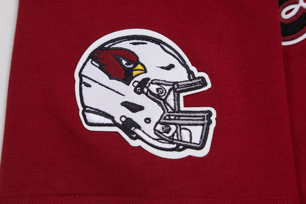 NFL ARIZONA CARDINALS CLASSIC T-SHIRT AJUSTÉ EN JERSEY SIMPLE À MANCHES COURTES POUR FEMME (ROUGE CARDINAL)