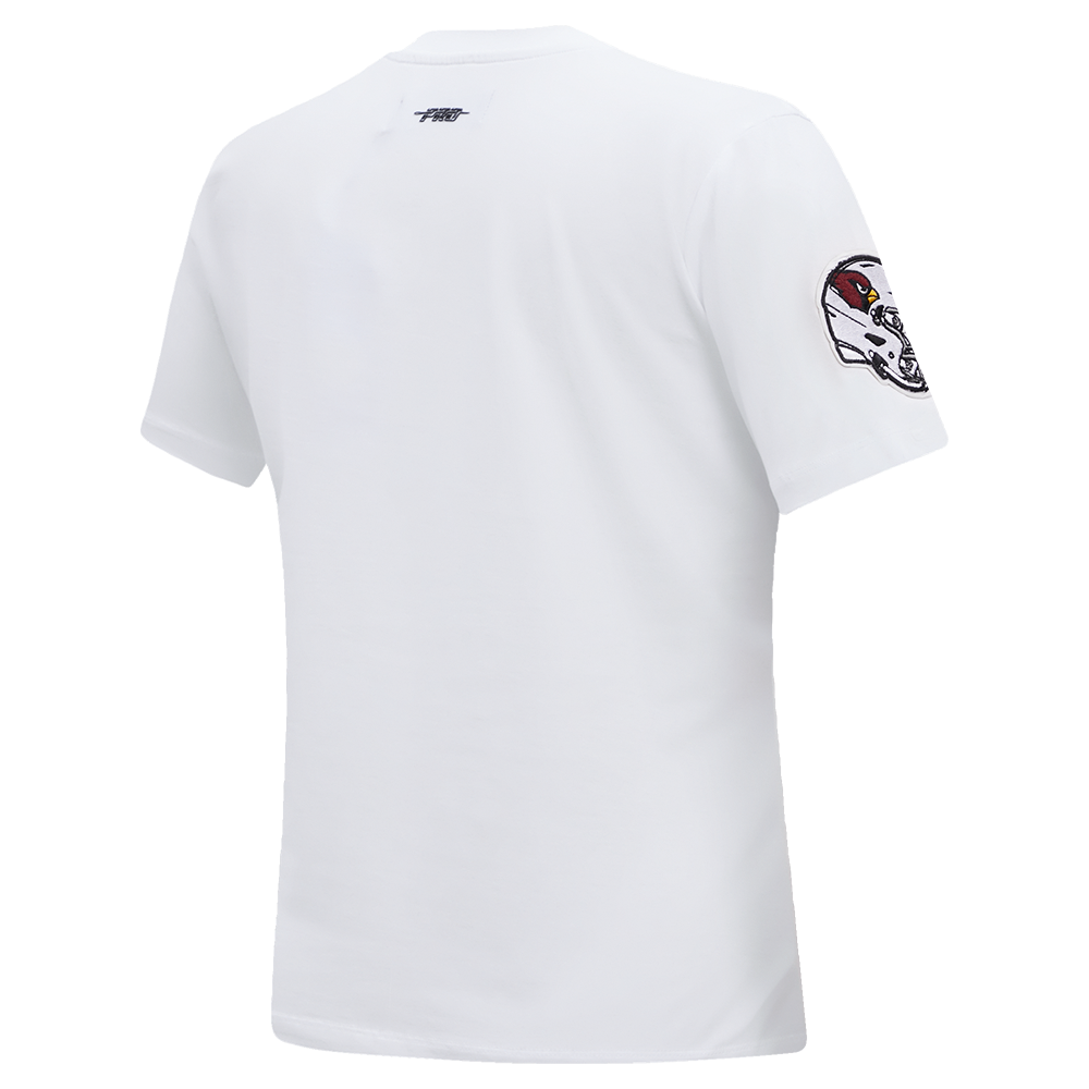 NFL ARIZONA CARDINALS CLASSIC T-SHIRT AJUSTÉ EN JERSEY SIMPLE À MANCHES COURTES POUR FEMME (BLANC)
