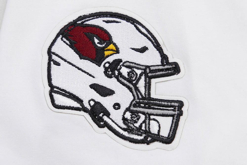 NFL ARIZONA CARDINALS CLASSIC T-SHIRT AJUSTÉ EN JERSEY SIMPLE À MANCHES COURTES POUR FEMME (BLANC)