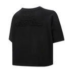 NFL ARIZONA CARDINALS CLASSIC 3BK T-SHIRT EN JERSEY SIMPLE À COUPE CARRÉE POUR FEMME (TRIPLE NOIR)