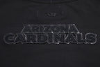 NFL ARIZONA CARDINALS CLASSIC 3BK T-SHIRT EN JERSEY SIMPLE À COUPE CARRÉE POUR FEMME (TRIPLE NOIR)