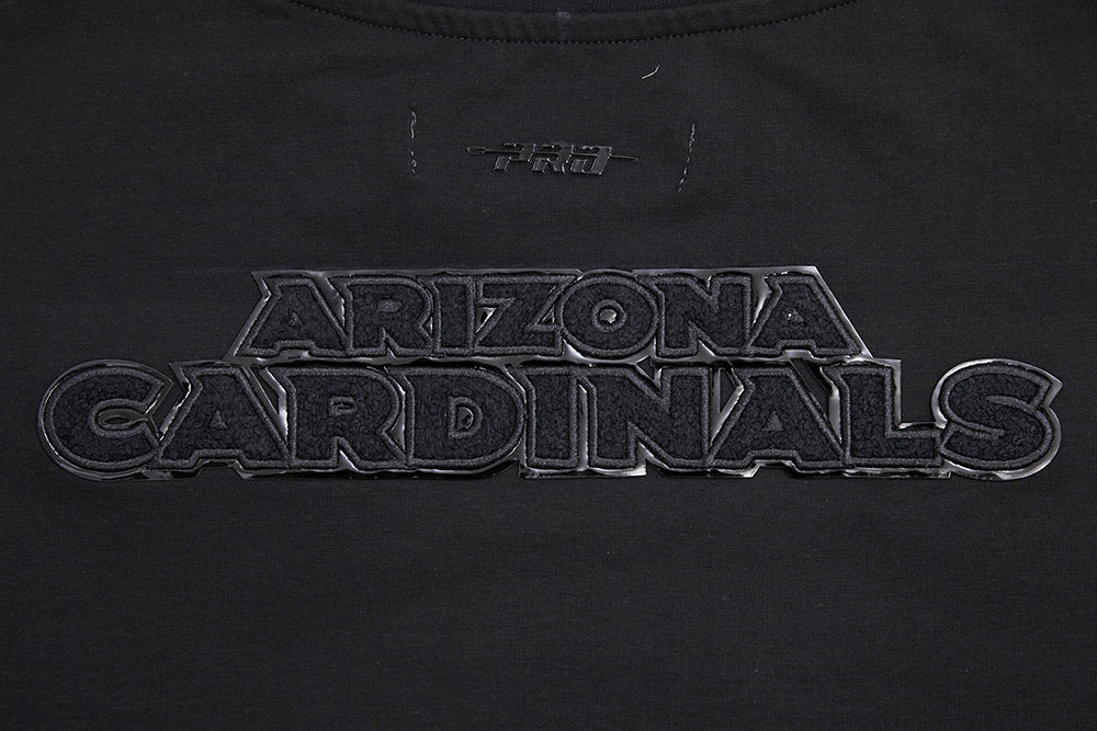 NFL ARIZONA CARDINALS CLASSIC 3BK T-SHIRT EN JERSEY SIMPLE À COUPE CARRÉE POUR FEMME (TRIPLE NOIR)