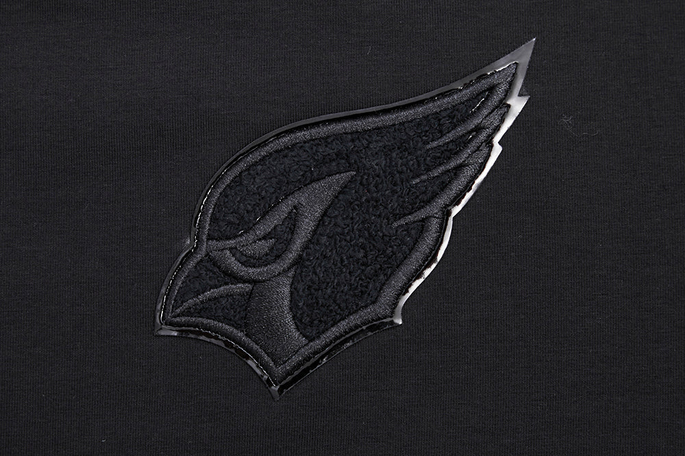 NFL ARIZONA CARDINALS CLASSIC 3BK T-SHIRT EN JERSEY SIMPLE À COUPE CARRÉE POUR FEMME (TRIPLE NOIR)