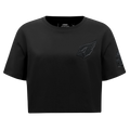 NFL ARIZONA CARDINALS TRIPLE BLACK WOMEN'S SJ BOXY TEE (TRIPLE BLACK)