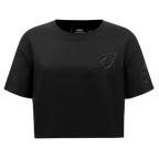 NFL ARIZONA CARDINALS TRIPLE BLACK WOMEN'S SJ BOXY TEE (TRIPLE BLACK)