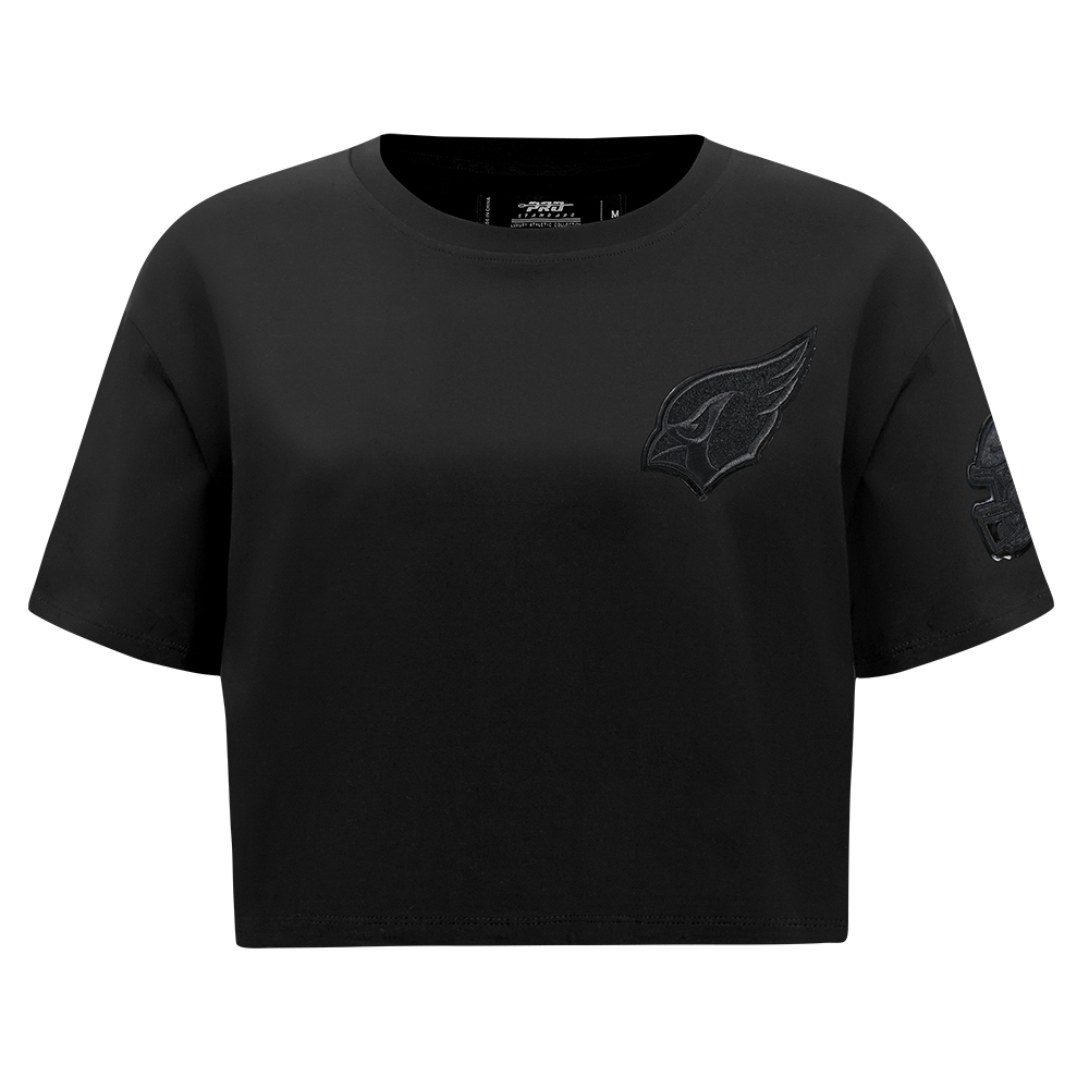NFL ARIZONA CARDINALS TRIPLE BLACK WOMEN'S SJ BOXY TEE (TRIPLE BLACK)