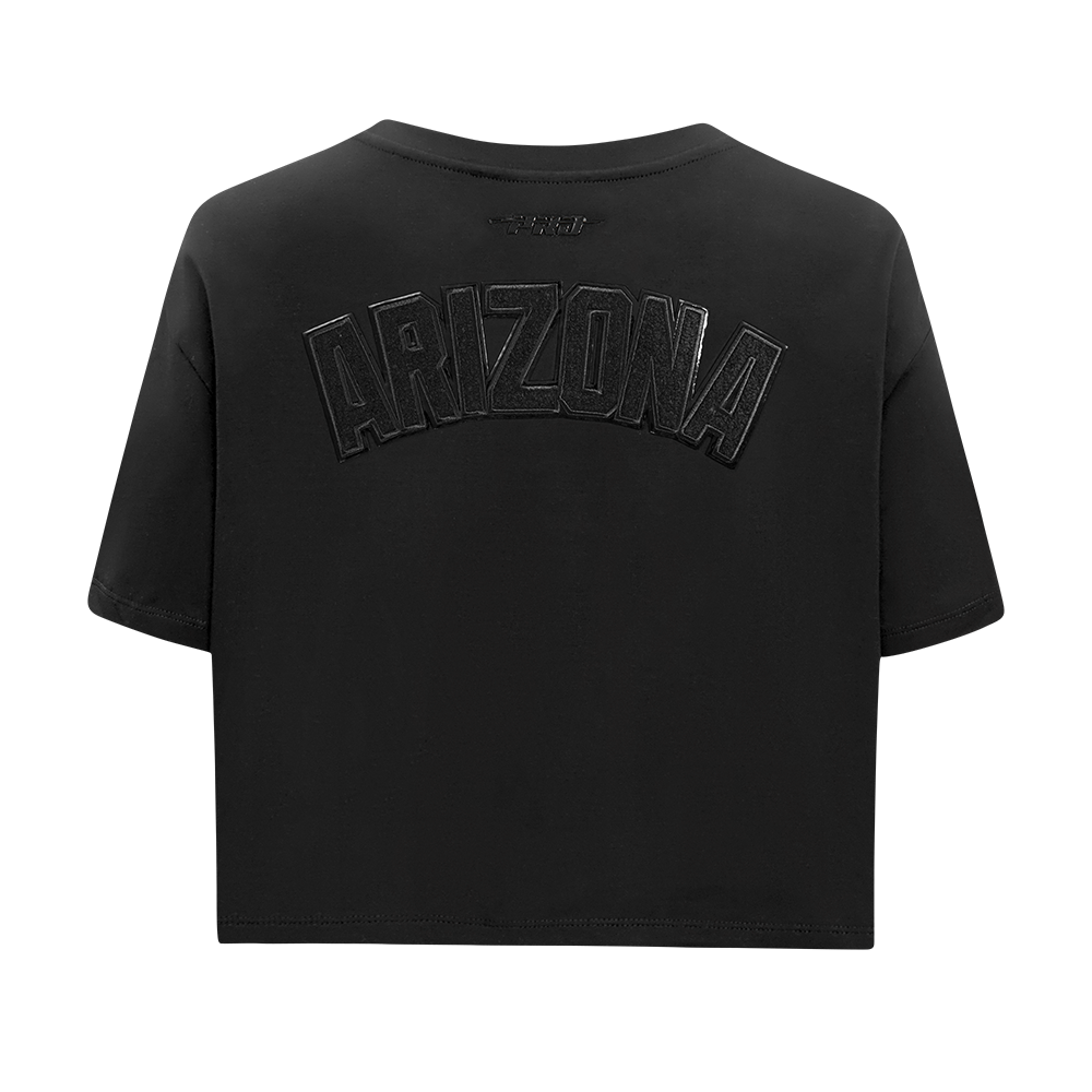 NFL ARIZONA CARDINALS TRIPLE BLACK WOMEN'S SJ BOXY TEE (TRIPLE BLACK)