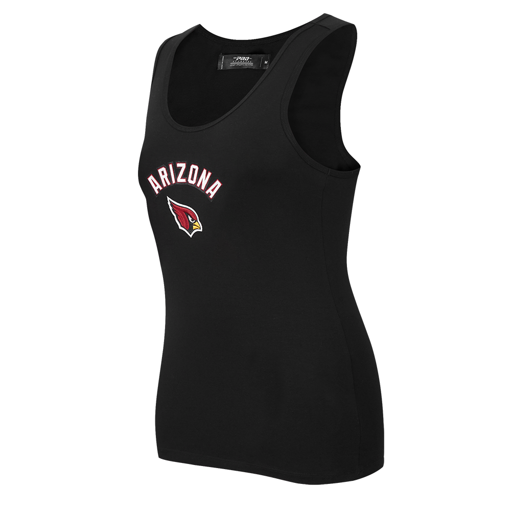 NFL ARIZONA CARDINALS CLASSIC WOMEN'S RELAXED FIT RACERBACK (BLACK)