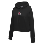NFL ARIZONA CARDINALS CLASSIC CHANDAIL À CAPUCHON COURT EN MOLLETON POUR FEMME (NOIR)