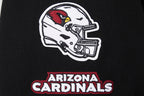 NFL ARIZONA CARDINALS CLASSIC CHANDAIL À CAPUCHON COURT EN MOLLETON POUR FEMME (NOIR)