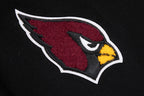 NFL ARIZONA CARDINALS CLASSIC CHANDAIL À CAPUCHON COURT EN MOLLETON POUR FEMME (NOIR)