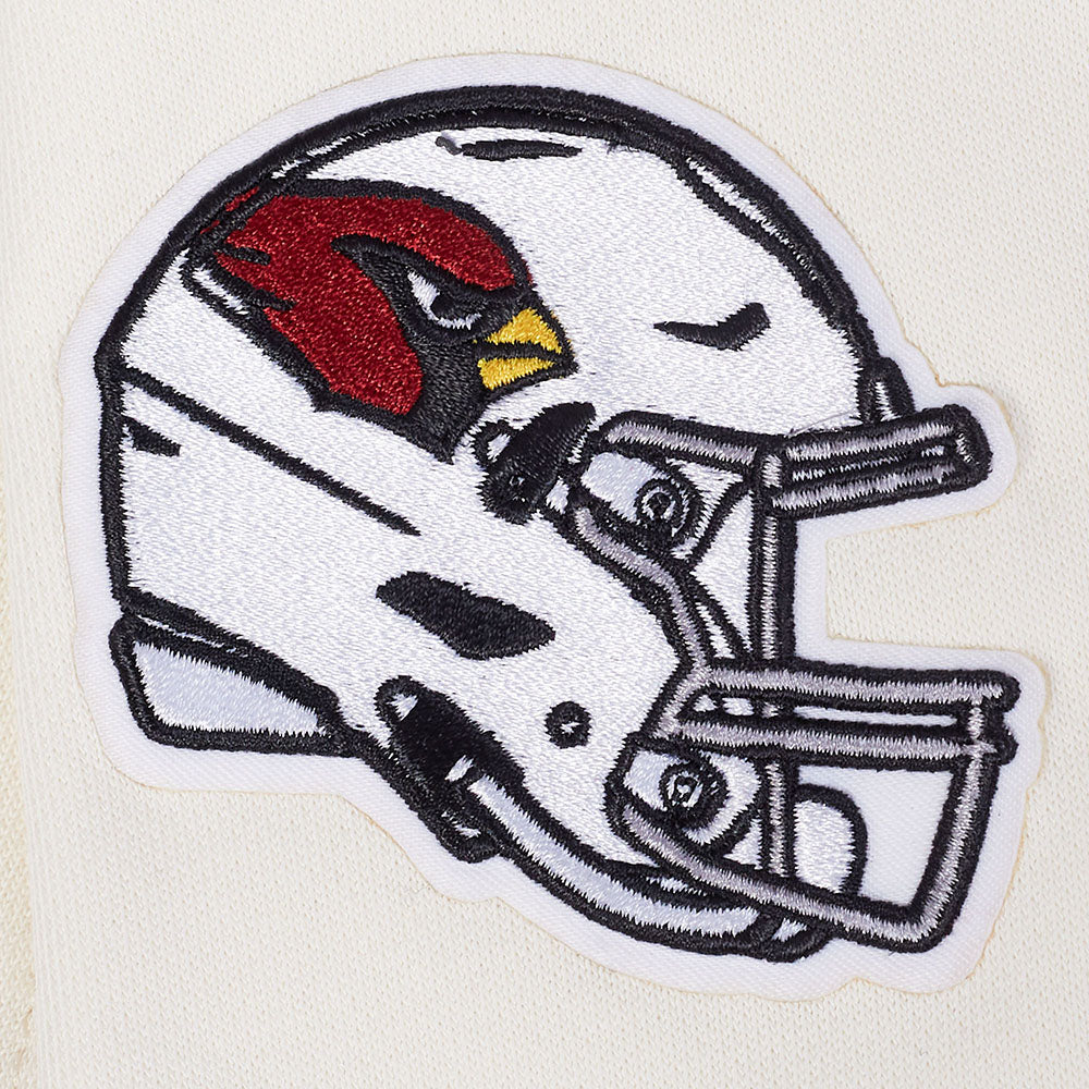 NFL ARIZONA CARDINALS RETRO CLASSIC CHANDAIL À COL ROND CÔTELÉ POUR FEMME (COQUILLE D'ŒUF/NOIR)