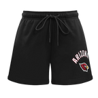 NFL ARIZONA CARDINALS CLASSIC WOMEN'S FLEECE SHORT (BLACK)