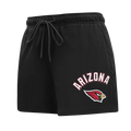 NFL ARIZONA CARDINALS CLASSIC WOMEN'S FLEECE SHORT (BLACK)