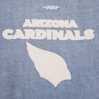 NFL ARIZONA CARDINALS VARSITY BLUES WOMEN'S DENIM VARSITY JACKET (DENIM/LINEN)
