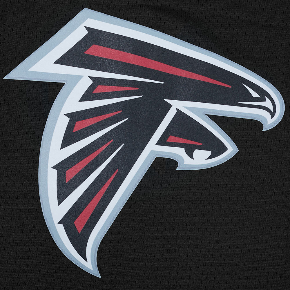 NFL ATLANTA FALCONS CLASSIC MESH CHEMISE BOUTONNÉE (NOIR/ROUGE)
