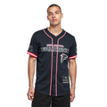 NFL ATLANTA FALCONS CLASSIC MESH CHEMISE BOUTONNÉE (NOIR/ROUGE)