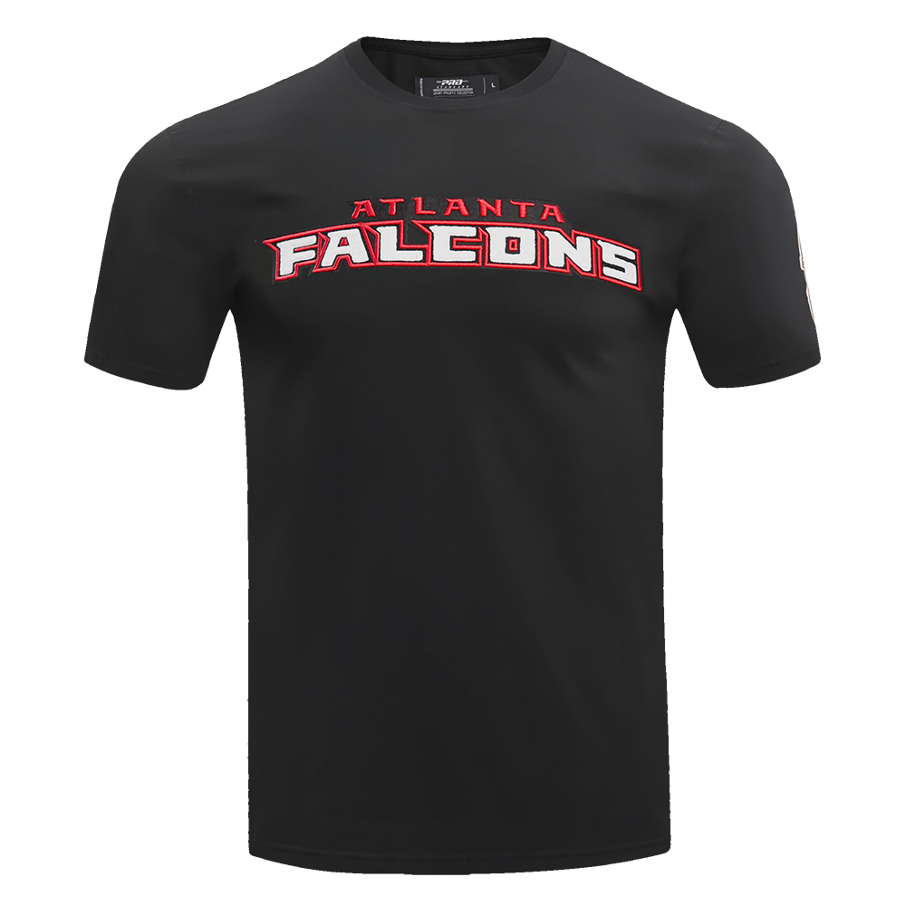NFL ATLANTA  FALCONS CLASSIC CHENILLE MEN'S   TEE (BLACK)