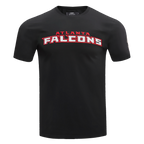 NFL ATLANTA  FALCONS CLASSIC CHENILLE MEN'S   TEE (BLACK)