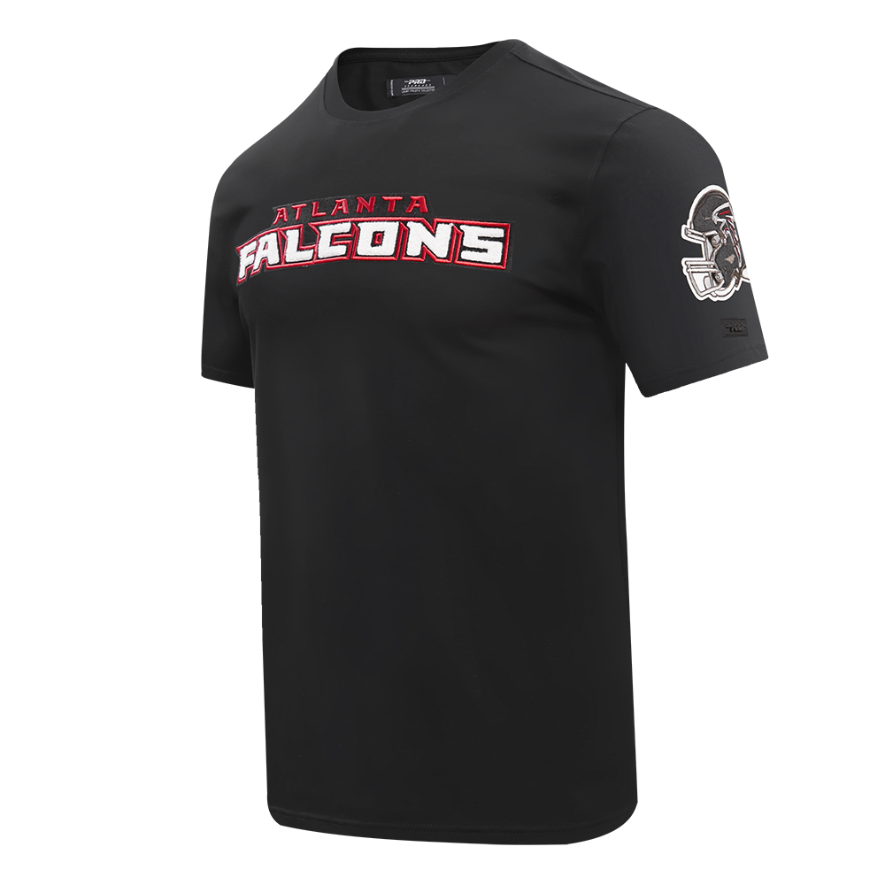 NFL ATLANTA  FALCONS CLASSIC CHENILLE MEN'S   TEE (BLACK)