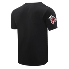 NFL ATLANTA  FALCONS CLASSIC CHENILLE MEN'S   TEE (BLACK)