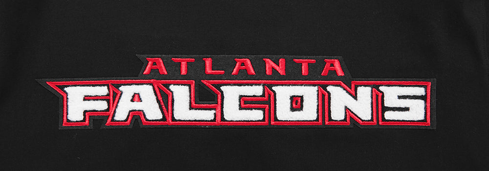 NFL ATLANTA  FALCONS CLASSIC CHENILLE MEN'S   TEE (BLACK)