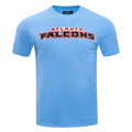 NFL ATLANTA  FALCONS CLASSIC CHENILLE SINGLE JERSEY TEE (UNIVERSITY BLUE)