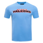 NFL ATLANTA  FALCONS CLASSIC CHENILLE SINGLE JERSEY TEE (UNIVERSITY BLUE)