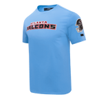 NFL ATLANTA  FALCONS CLASSIC CHENILLE SINGLE JERSEY TEE (UNIVERSITY BLUE)