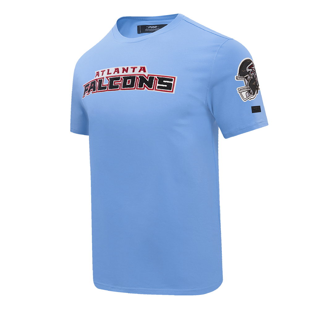 NFL ATLANTA  FALCONS CLASSIC CHENILLE SINGLE JERSEY TEE (UNIVERSITY BLUE)