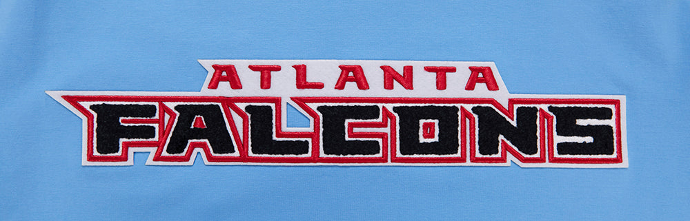 NFL ATLANTA  FALCONS CLASSIC CHENILLE SINGLE JERSEY TEE (UNIVERSITY BLUE)