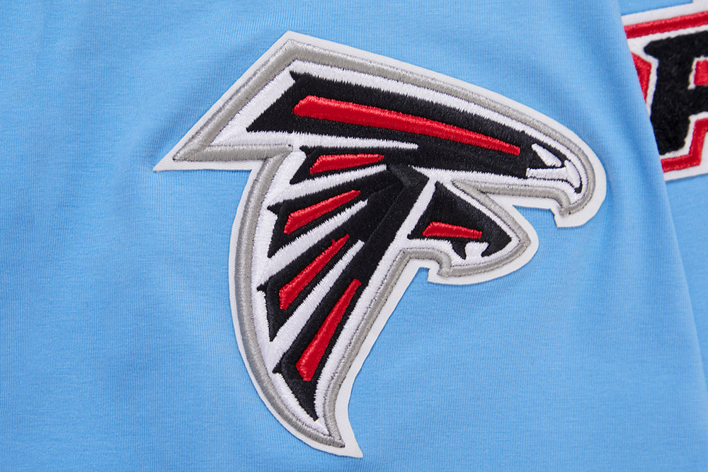 NFL ATLANTA  FALCONS CLASSIC CHENILLE SINGLE JERSEY TEE (UNIVERSITY BLUE)