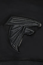NFL ATLANTA FALCONS TRIPLE BLACK T-SHIRT EN MAILLE DOUBLE POUR HOMME (TRIPLE NOIR)