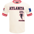 NFL ATLANTA FALCONS RETRO CLASSIC MEN'S TEE (EGGSHELL/ RED)