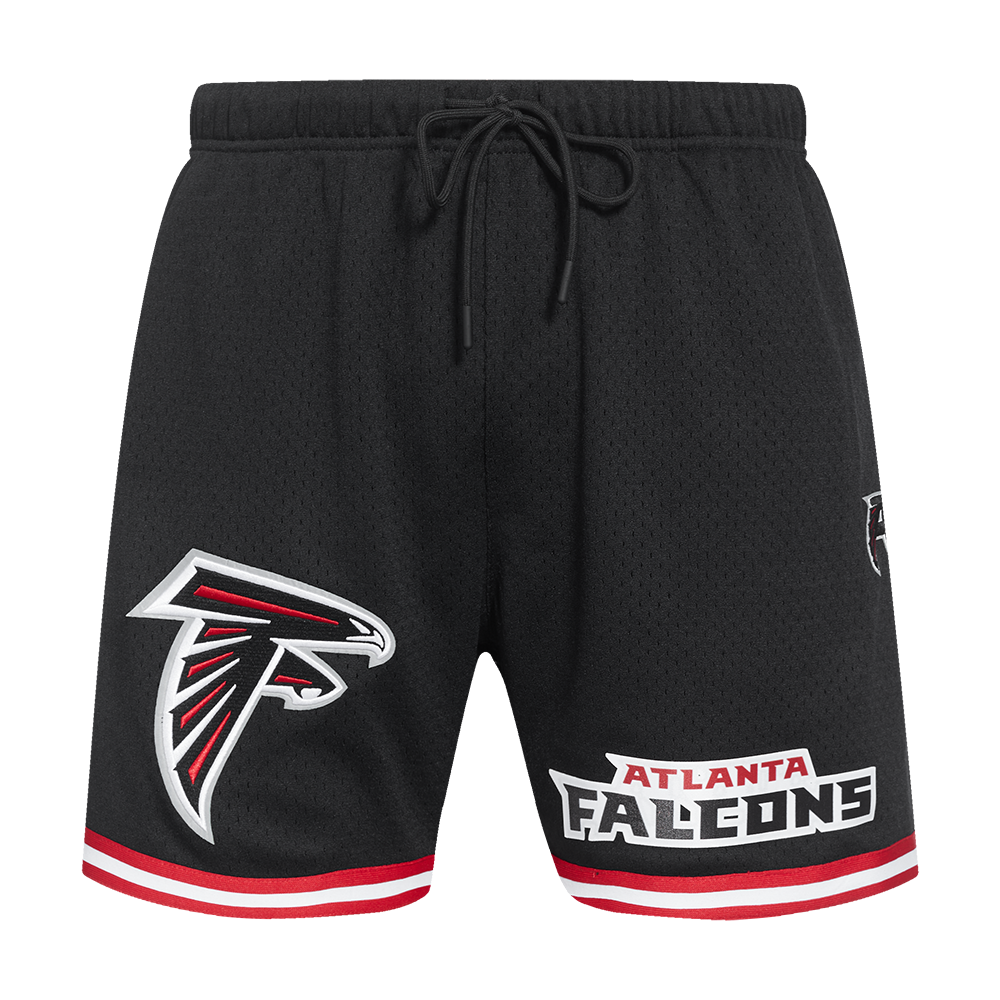 NFL ATLANTA FALCONS CLASSIC SHORT EN FILET POUR HOMME (NOIR/ROUGE)