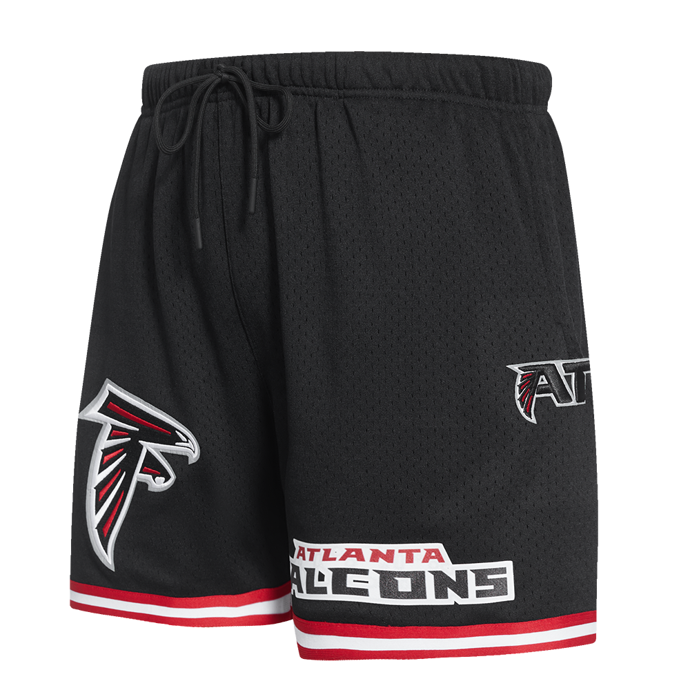 NFL ATLANTA FALCONS CLASSIC SHORT EN FILET POUR HOMME (NOIR/ROUGE)